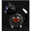 Image 2 : Hand Blown Glass Kitty Cat Paperweight