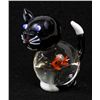 Image 5 : Hand Blown Glass Kitty Cat Paperweight