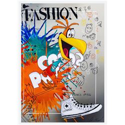 Shani Moyal- Original Mixed Media "Coco Puffs"