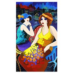 Patricia Govezensky- Original Acrylic on Canvas "Night in Venice"