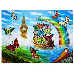 Eugene Poliarush- Original Oil on Canvas "Big Ben view"