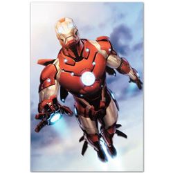 Marvel Comics "Invincible Iron Man #25" Numbered Limited Edition Giclee on Canvas by Salvador Larroc