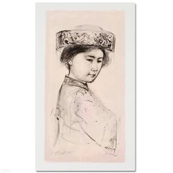 "Yasmin" Limited Edition Lithograph by Edna Hibel (1917-2014), Numbered and Hand Signed with Certifi