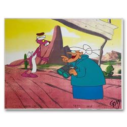 The Pink Panther Show Original Production Cel and Production Sketch. Includes letter of authenticity