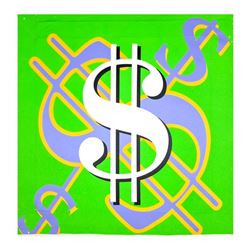 Steve Kaufman (1960-2010), "Dollar Sign (State 6)" Hand Signed and Numbered Limited Edition Hand Pul