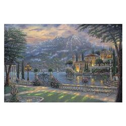Robert Finale, "Villa Balbianello" Hand Signed, Artist Embellished MP Limited Edition on Canvas with