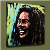 Image 2 : "Bob Marley (Marley)" Limited Edition Giclee on Canvas (36" x 36") by David Garibaldi, Numbered and 