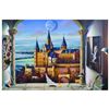 Image 1 : Ferjo, "Vermeer in German" Original Painting on Canvas, Hand Signed with Letter of Authenticity.