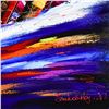 Image 2 : Natalia Sinkovsky, Hand Signed Original Acrylic Painting on Canvas with Letter Authenticity.