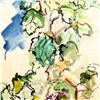 Image 2 : Wayne Ensrud "Grapevines" Watercolor Original Artwork; Hand Signed; COA