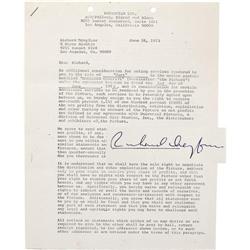 Dreyfuss Signed "American Graffiti" Contract