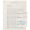 Image 1 : Cast Signed "American Graffiti" Contract