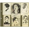 Image 2 : Celeb Sketches Signed By Gary Cooper and Others