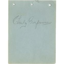 Charley Grapewin Signed Wizard of Oz