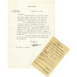 Susan Hayward Signed Letter