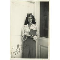 Rita Hayworth Signed Photo