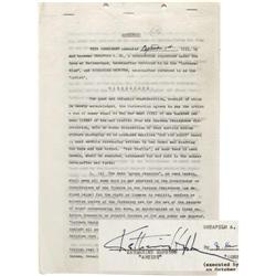 Katharine Hepburn Signed 1955 Movie Contract