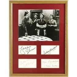 The Honeymooners Autograph Display