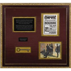 Harry Houdini's Skeleton Key Framed Display