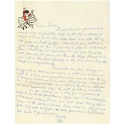 Moe Howard Handwritten Letter