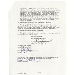 David Letterman Signed NBC Contract