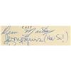 Image 2 : Dean Martin and Jerry Lewis Signed Credit Sheet