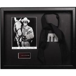 John Hart's Lone Ranger Scarf, with Signed Photo