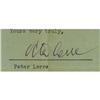 Image 2 : Peter Lorre Signed Vintage Horror Agreement 1941