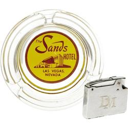 Dean Martin's Sands Casino Lighter and Ashtray