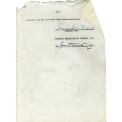 Groucho Marx Signed Contract