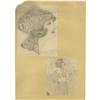 Image 2 : Rambova Two-Sided Panel with Pencil Sketches