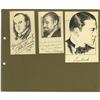 Image 1 : Sketches Signed By Paul Robeson and Others