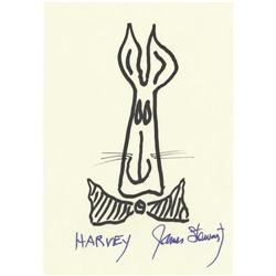 Original James Stewart "Harvey" Drawing