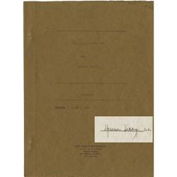 Spencer Tracy Signed Contract from 1930