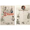 Image 1 : Signed Cast Credits for "The Champ" & "Senorita"