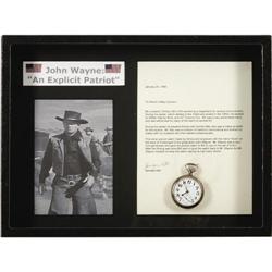 John Wayne Owned Pocket Watch