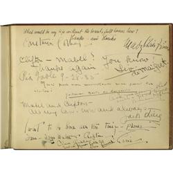 Clifton Webb Signature Journal Guest Book