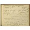 Clifton Webb Signature Journal Guest Book