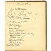 Clifton Webb Celebrity Signed Guest Book
