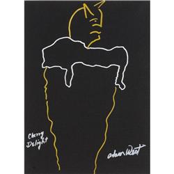 Adam West "Cherry DeLight" Batman Painting