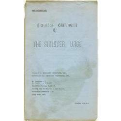 Ed Wood "The Sinister Urge" Script
