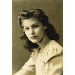 Young Ava Gardner Signed Photo
