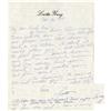Loretta Young Signed Letter to Ava Gardner