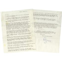 Robert Graves Correspondence to Ava Gardner
