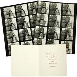 Ava Gardner Vogue Photo Proofs & Christmas Card