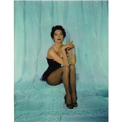 Ava Gardner Hand-Tinted Glamour Shot