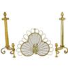 Image 1 : Ava GArdner's Fireplace Andirons and Screen