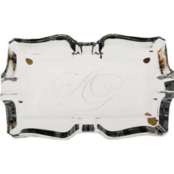 Ava Gardner Monogrammed Baccarat Crystal Ashtray