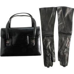 Ava Gardner Owned Gucci Hand Bag & Kid Gloves