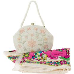 Ava Gardner Owned Beaded Evening Bag & Scarf